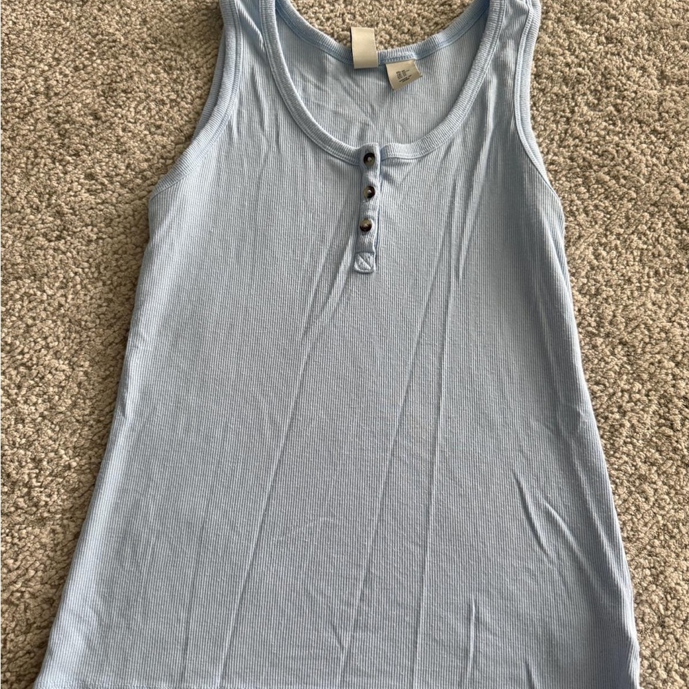 Light Blue Sleeveless Top